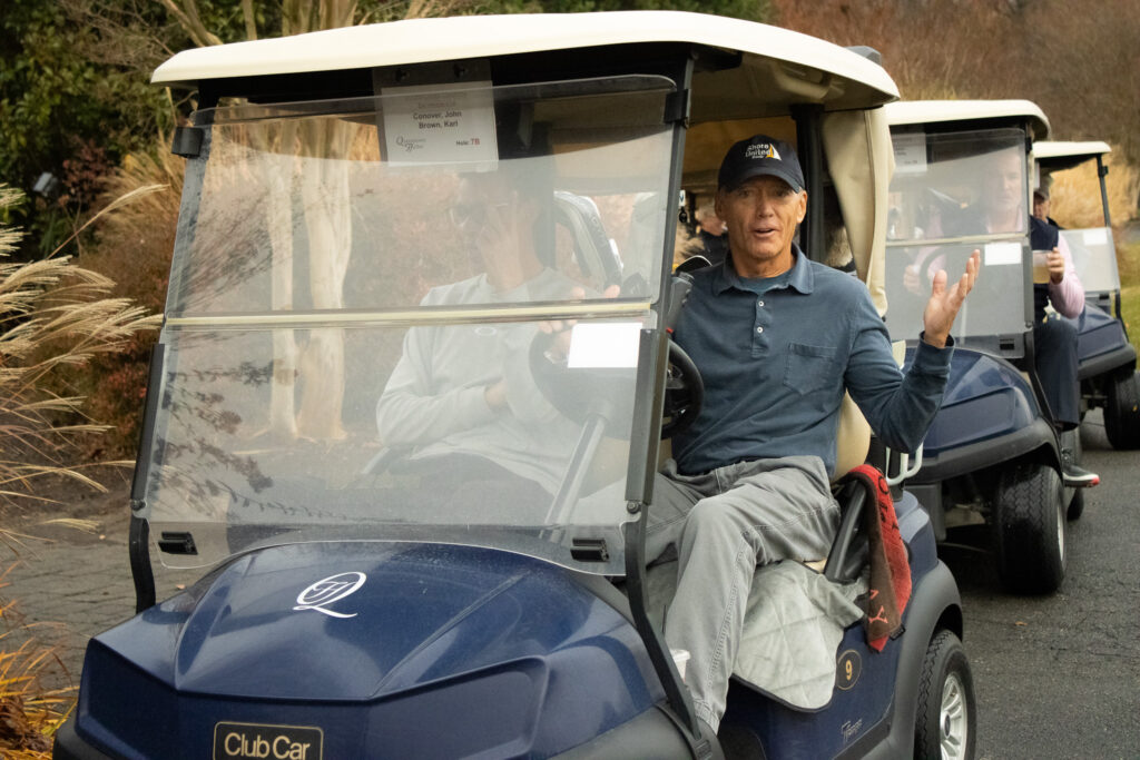 a participant of the annual Queenstown Harbor Cross Country Tournament is photographed