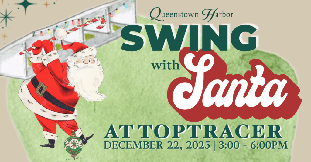 Visit santa at queenstown harbor on dec 22 2025